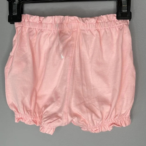 GAP NWT 12-18m Girls Pink Bubble Shorts Bloomers Elastic Waist/Leg Logo - Picture 4 of 6